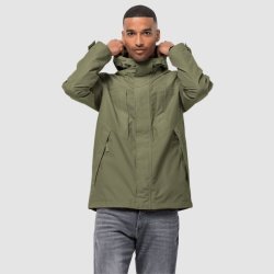 Jack Wolfskin Baldock Hard shell jakke light moss