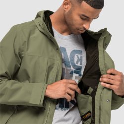 Jack Wolfskin Baldock Hard shell jakke light moss