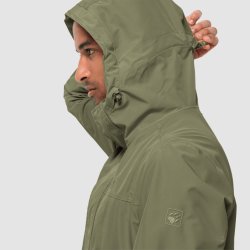 Jack Wolfskin Baldock Hard shell jakke light moss