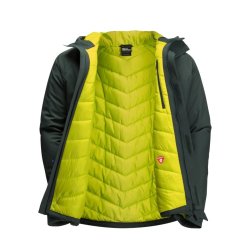 Jack Wolfskin Troposhere jakke black olive / Firefly