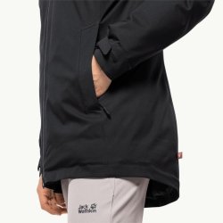 Jack Wolfskin Stirnberg black dame vinterjakke