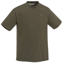 Pinewood 3 pack T-shirt green/H.brown/Khaki