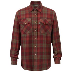 Pinewood Hrjedalen skjorte Terracotta green