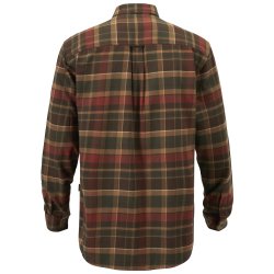 Pinewood Prestwick Exclusive skjorte terracotta mrkgrn