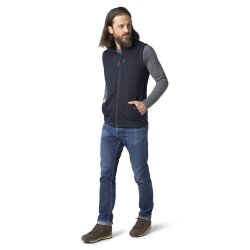 Smartwool Hudson trail herre Fleece vest navy