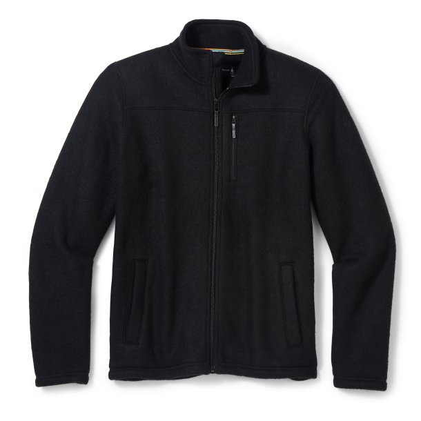 Smartwool Hudson trail herre Fleece Full zip black