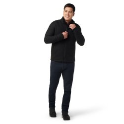 Smartwool Hudson trail herre Fleece Full zip black
