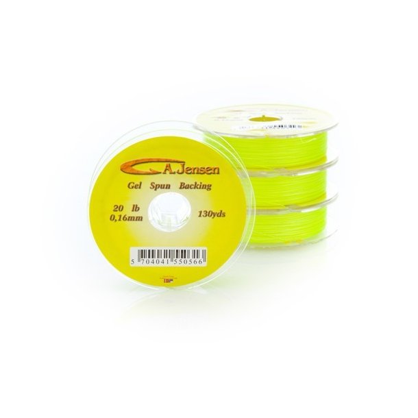 A. Jensen Gel Spun Backing 20 lbs 130 yys