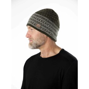 Fuzawool Arn Beanie reversible olive