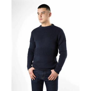 Fuzawool Nyhavn round neck midnight blue