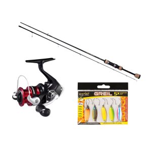 UL st Mikado Sensual sense Ultra Light stang, shimano Sienna 1000 hjul