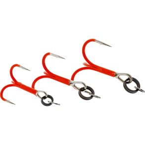 Westin Rigged seatrout treble hooks UV orange