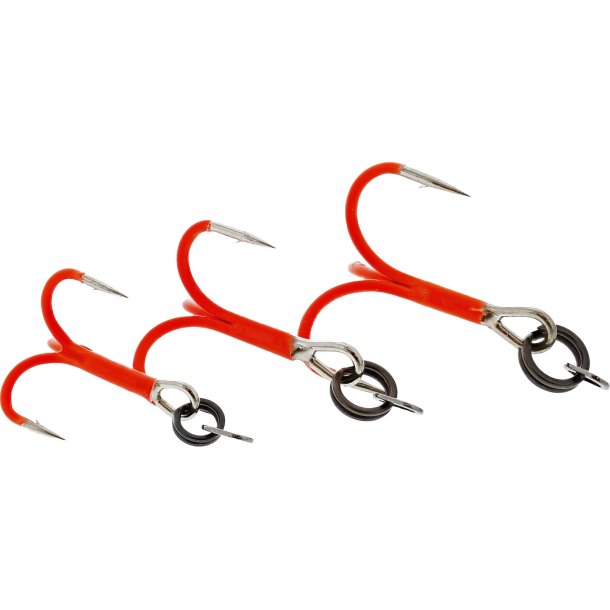 Westin Rigged seatrout treble hooks UV orange
