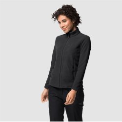 Jack Wolfskin Moonrise dame fleece jakke black